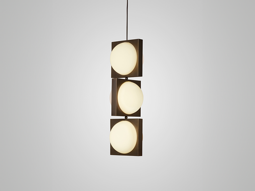 LEE BROOM SOLSTICE TRIO PENDANT H27" x W8.5" x D8.5"
