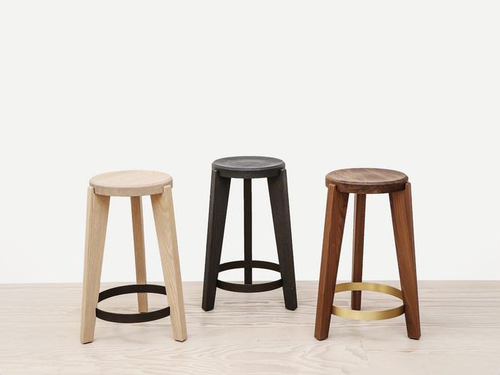 MANDY GRAHAM BAR STOOL Ø13” x H27”