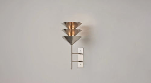 VOLKER HAUG STUDIO WALL STACK 3 SCONCE W8.2" x D5.3" x H18"