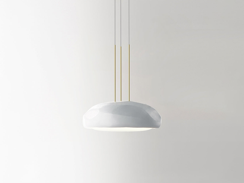 GIOPATO & COOMBES MOONSTONE DOME 70 PENDANT W27.5" x D27" x H29.5"