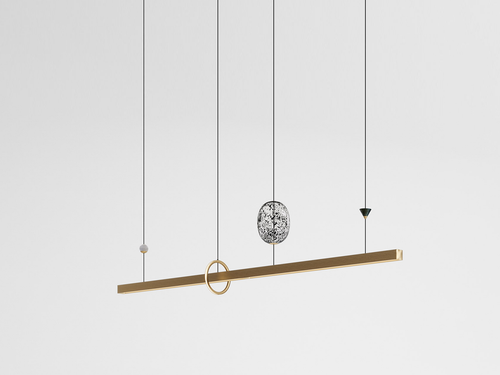 GIOPATO & COOMBES MILKY WAY PENDANT INFINITY ELEMENTS 240 W95.5"x D8.5" x H21.2"
