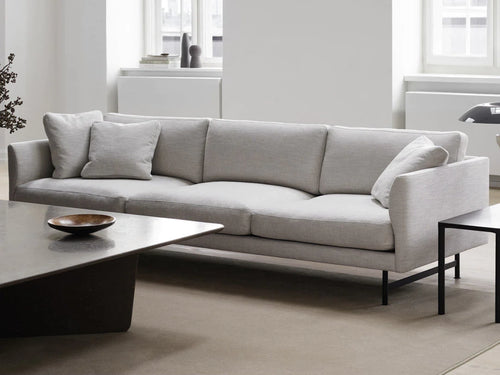 FREDERICIA HUGO PASSOS CALMO 80 3-SEATER SOFA L98.43" x D35.43" x H29.72" SH 16.14"