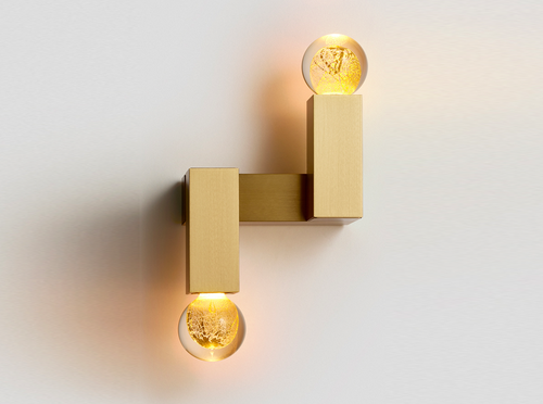 ARTICOLO ORO LINK WALL SCONCE H13.45" x D4.58" x W7.72"