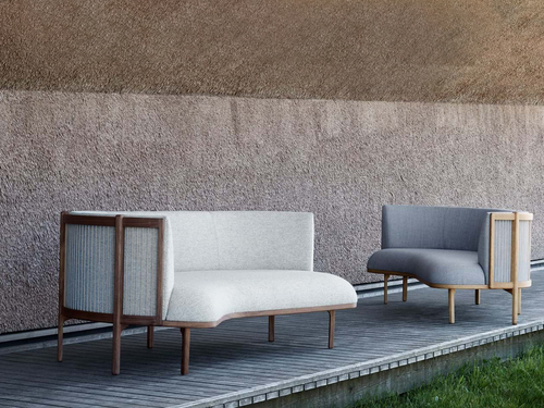 CARL HANSEN RIKKE FROST RF1903 SIDEWAYS SOFA L77.6" x W40.9 x H29.1"x SH16.1"