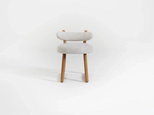 PIERRE AUGUSTIN ROSE POLUS 001 DINING CHAIR H25.9" x D23.2" x W20.4" x SH18.5"