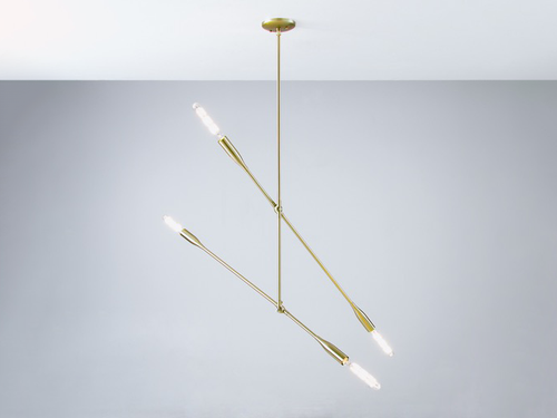 STUDIO DUNN SORENTHIA TWO ARM PENDANT H42”