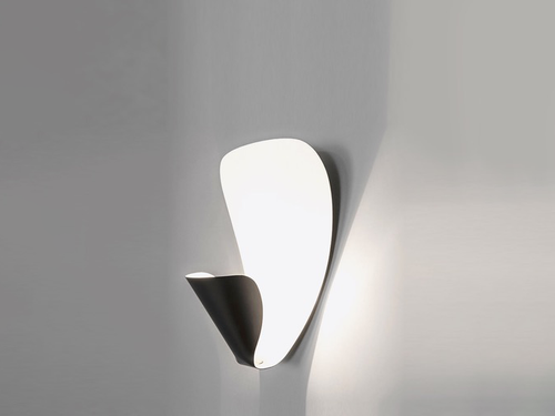 LIGNES DE DEMARCATION MICHEL BUFFET B206 WALL SCONCE BLK/WHT H13.5” x W9.5”