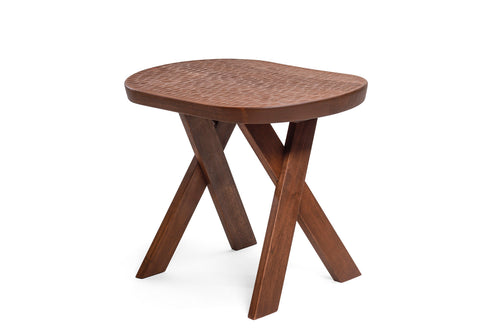 ZANAT ILSE CRAWFORD TOUCH STOOL / PILL W20.8” x D13.8” x H 17.73”