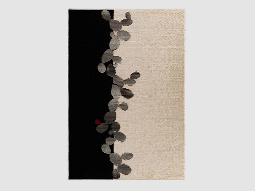 MARIANTONIA URRU CACTUS RUG NERA ROSSO 78” x 117"