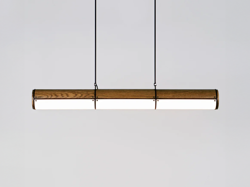 ROLL & HILL WOODY ENDLESS STRAIGHT PENDANT / 3 Ø6" x L55"