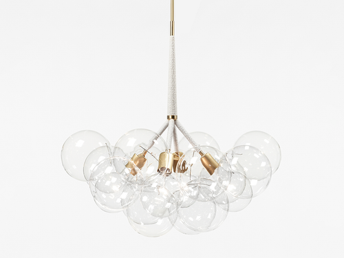 PELLE X-LARGE BUBBLE CHANDELIER H25" x Ø26"