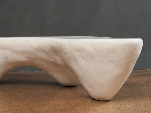 ROXANE LAHIDJI MARBLED SALTS NIMBUS COFFEE TABLE L47.2" x D23.6" x H11.7"