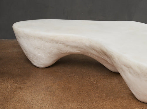 ROXANE LAHIDJI MARBLED SALTS NIMBUS COFFEE TABLE L47.2" x D23.6" x H11.7"