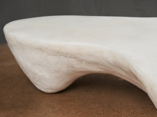 ROXANE LAHIDJI MARBLED SALTS NIMBUS COFFEE TABLE L47.2" x D23.6" x H11.7"