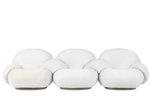 PACHA OUTDOOR THREE-SEATER SOFA W/ ARMREST W99.5" x D33.5" x H25.5" x SH14.5"