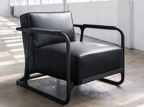 MANDY GRAHAM ALFRED CHAIR / BLACK W33.75" x D38" x H30.5"