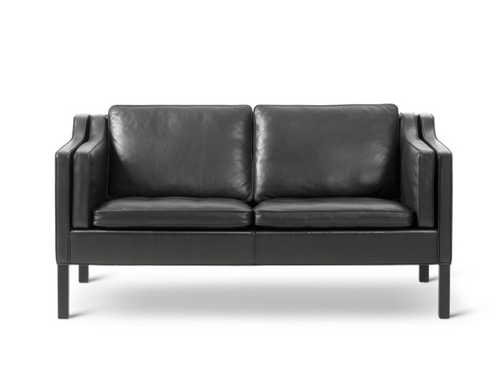 FREDERICIA BORGE MOGENSEN 2212 TWO SEATER SOFA W62.2" x D31.9" x H31.5" x SH16.9"