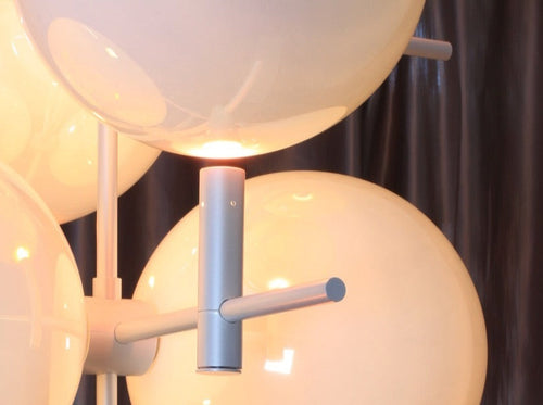 JIŘÍ KREJČIŘÍK LUNA II 08 VERTICAL CHANDELIER W28" x D28" x H63.5" **