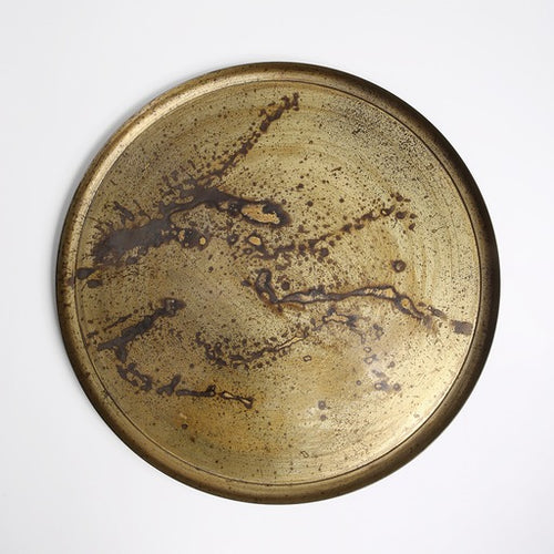 MICHAËL VERHEYDEN BRASS GUTAI TRAY LARGE Ø20"