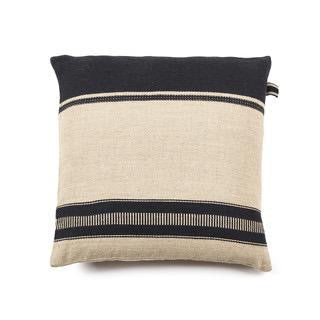 LIBECO MARSHALL WOOL/LINEN MULTI STRIPES PILLOW 25” x 25"