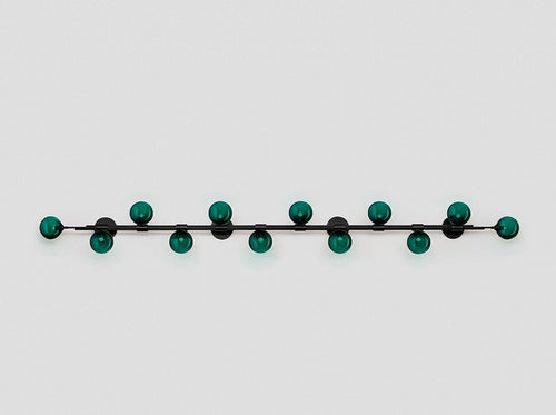 ARTICOLO TRILOGY HORIZONTAL 12 BALL WALL SCONCE W98.4" x H11"