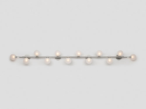 ARTICOLO TRILOGY HORIZONTAL 12 BALL WALL SCONCE W98.4" x H11"