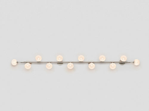 ARTICOLO TRILOGY HORIZONTAL 12 BALL WALL SCONCE W98.4" x H11"