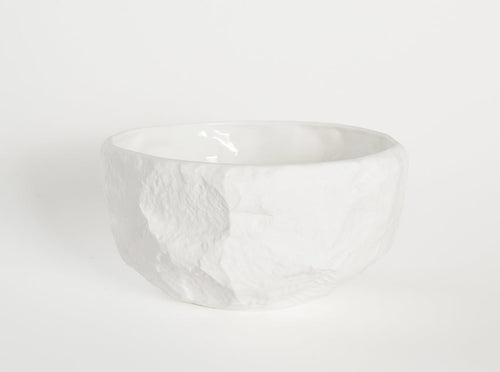 1882 Ltd MAX LAMB CROCKERY LARGE DEEP BOWL / WHITE Ø7.25"x H4"