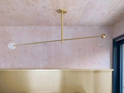 JIŘÍ KREJČIŘÍK LUNA ORBIT SWIVEL CHANDELIER W84.6" x D7.9" x H17.8" **