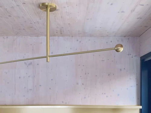 JIŘÍ KREJČIŘÍK LUNA ORBIT SWIVEL CHANDELIER W84.6" x D7.9" x H17.8" **