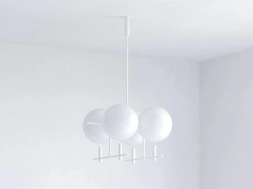 JIŘÍ KREJČIŘÍK LUNA II 04 HORIZONTAL CHANDELIER W33" x D28" x H27.5" **