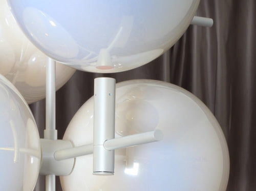 JIŘÍ KREJČIŘÍK LUNA II 06 VERTICAL CHANDELIER W28" x D28" x H51.5" **