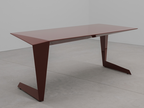 STUDIOKHACHATRYAN N7 TABLE IN ALUMINUM L93.6" x D33" x H29.25"