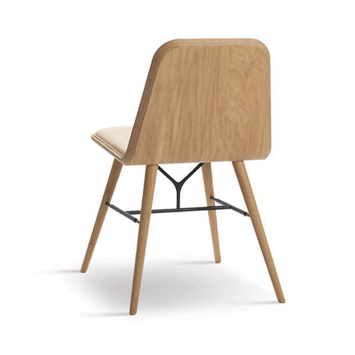 FREDERICIA SPINE WOOD BASE DINING CHAIR BY SPACE COPENHAGEN
