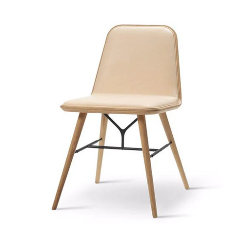 FREDERICIA SPINE WOOD BASE DINING CHAIR BY SPACE COPENHAGEN