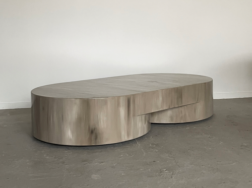 DESTROYERS BUILDERS HORN COFFEE TABLE L67" x D35.5" x H12”