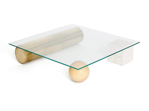 FAYE TOOGOOD ELEMENT TABLE SQUARE L40" x W40" x  H8"