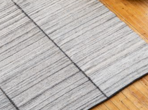 MADDA STUDIO RAYADO WOOL RUG / GREY 6' x 9'