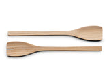 Load image into Gallery viewer, WHEN OBJECTS WORK JOHN PAWSON SALAD SERVERS / ASH L12&quot; **
