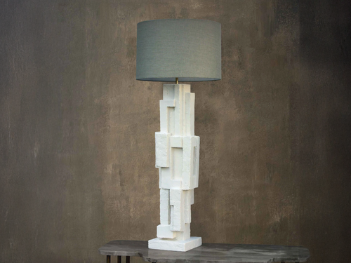 MARTIN HUXFORD TOTEM TABLE LAMP / H47" x W8" x D8"