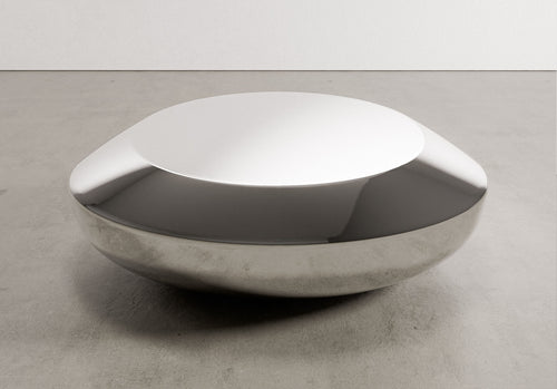 VERENA BRAUSCH ETERNEL SANS TEMPS SCULPTURE MEDIUM / STAINLESS STEEL W22" x D17.5" x H7"