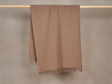 Load image into Gallery viewer, ALONPI LUCCA CASHMERE THROW / MOCHA 57&quot; x 75&quot;
