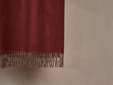 Load image into Gallery viewer, BEGG X CO ARRAN BORDERLAND THROW / DERBY BRICK 58&quot; x 72&quot;
