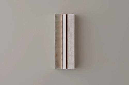 VOLKER HAUG STUDIO ANTON LONGTON SCONCE / ALUMINUM W7.1" x H20" x D4"