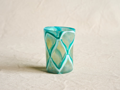 PAMPLEMOUSSE ERNEST GLACIER GLASS CUP / STYLE A H4" x Ø3"