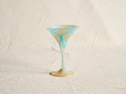 PAMPLEMOUSSE ERNEST CREEKD MARTINI GLASS / STYLE A H6.5" x Ø5"