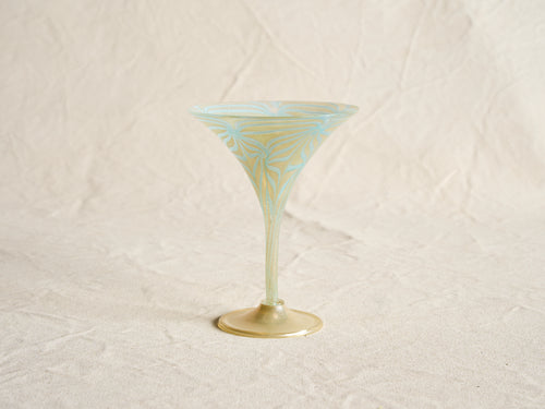 PAMPLEMOUSSE ERNEST CREEKD MARTINI GLASS / STYLE B H6.5" x Ø5"