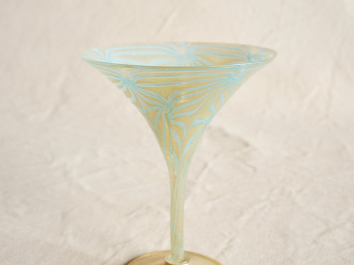 PAMPLEMOUSSE ERNEST CREEKD MARTINI GLASS / STYLE B H6.5" x Ø5"