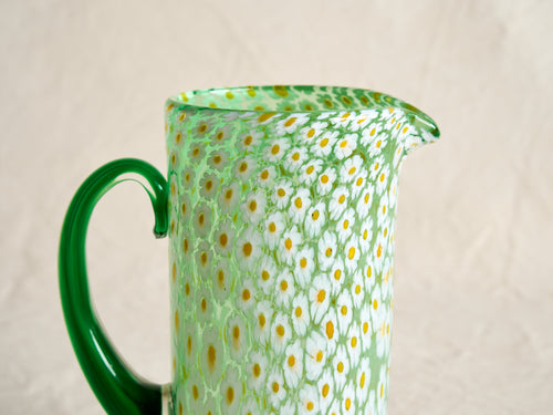 PAMPLEMOUSSE PRIMAVERA GLASS JUG H9.5" x Ø4"