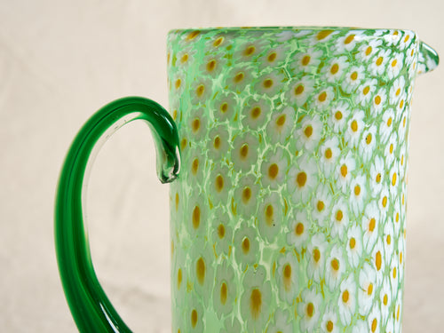 PAMPLEMOUSSE PRIMAVERA GLASS JUG H9.5" x Ø4"